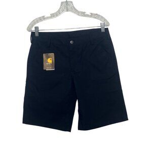 Carhartt Original Fit Work Shorts Womens Size 6 Black New Cotton Blend Durable